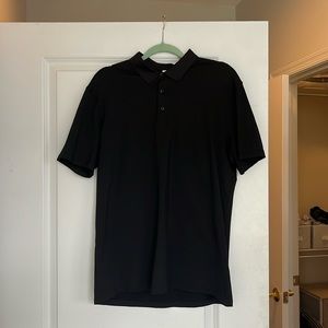 Lululemon black dri fit polo size large